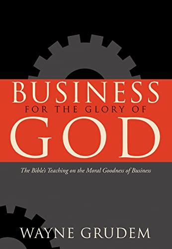 Business for the Glory of God book cover